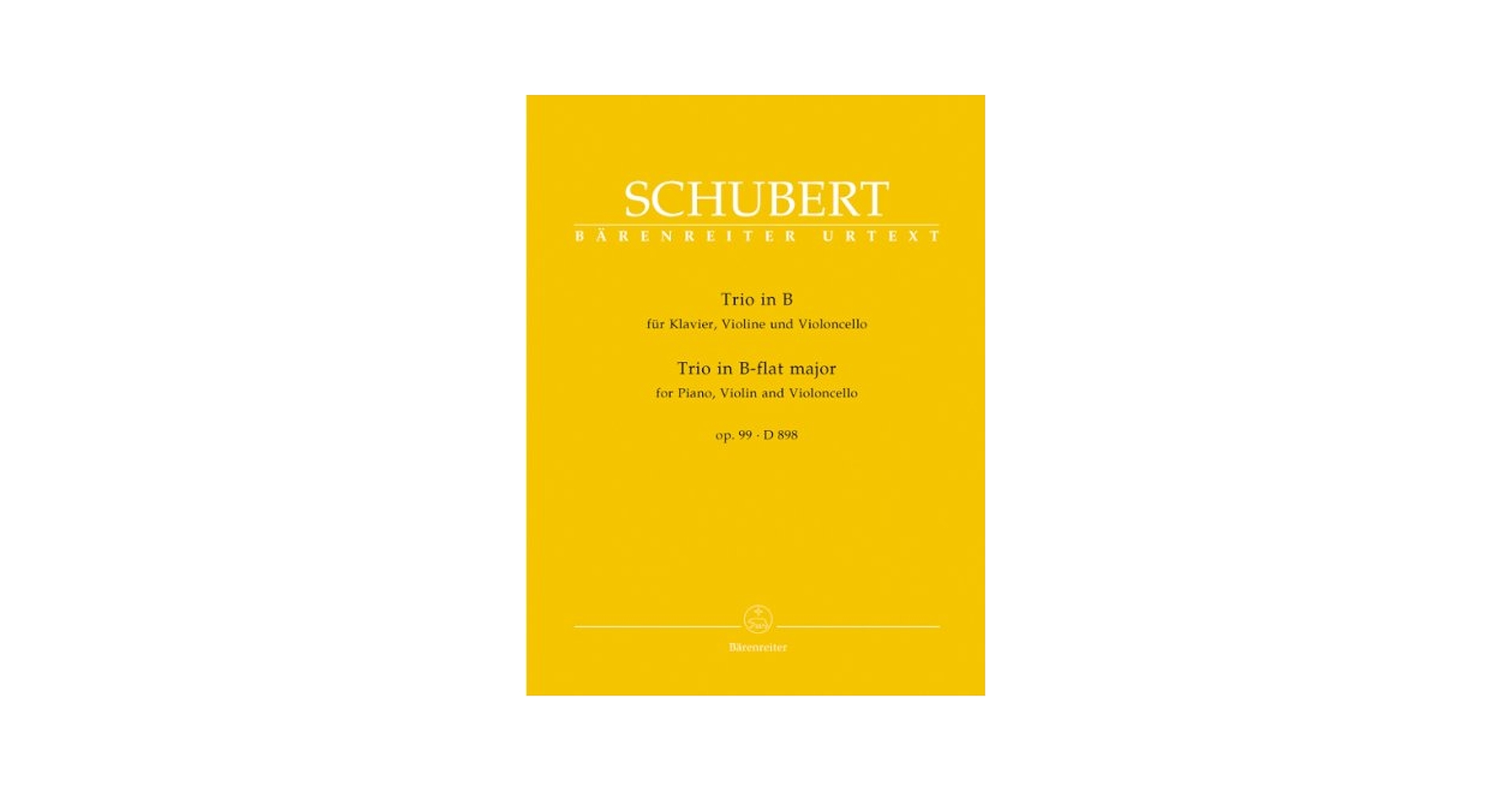 Schubert: Piano Trio in B-flat Major, Op. 99, D 898: Franz